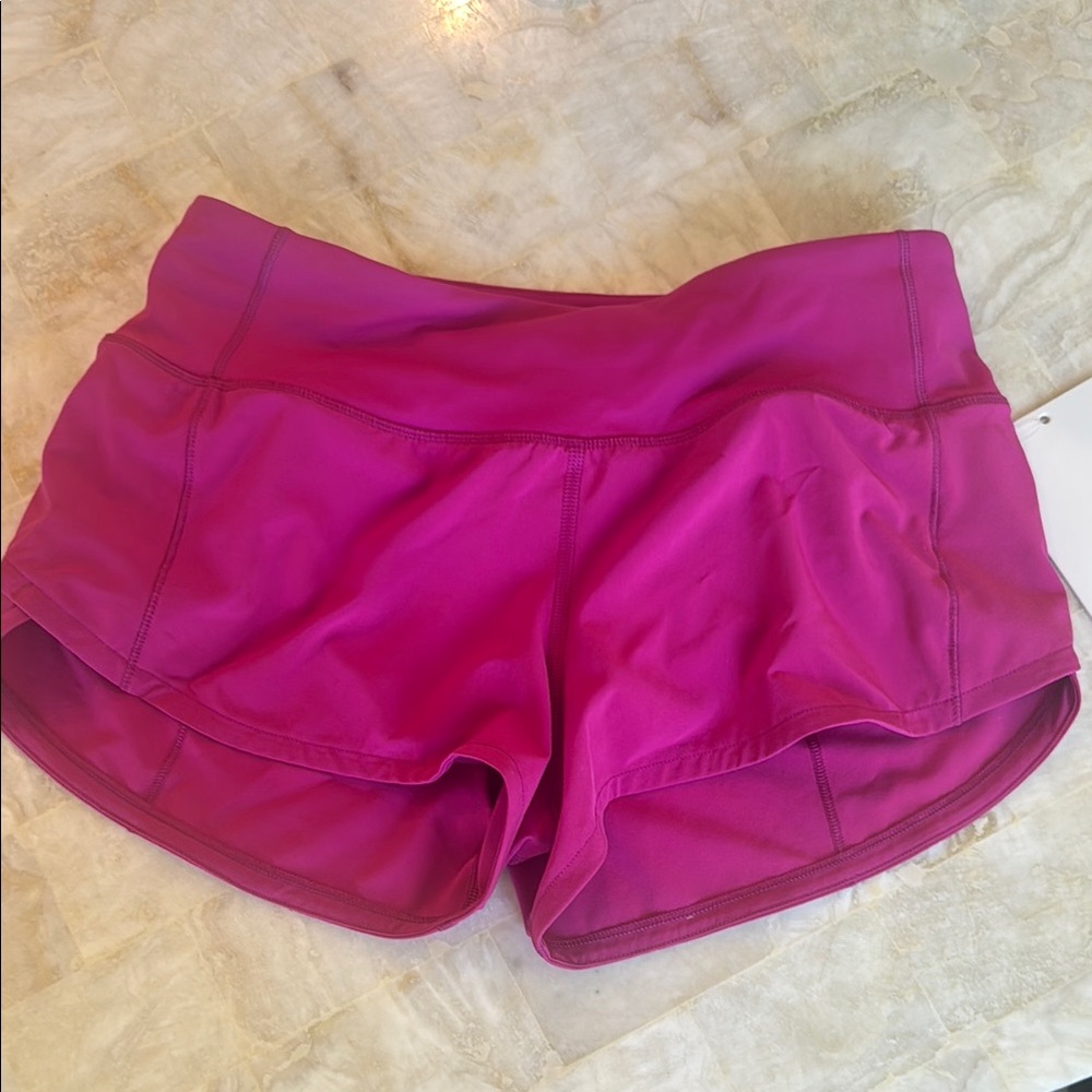 Lululemon Size 2 speed ups- Ripened Raspberry